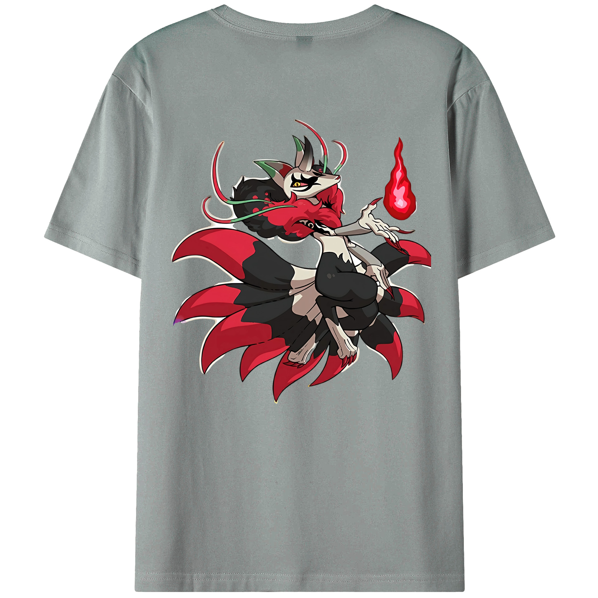 （画像用） 妖怪ウォッチ Yo-kai Watch 綿100％ メンズ半袖Tシャツ（バックプリント） 通気性
